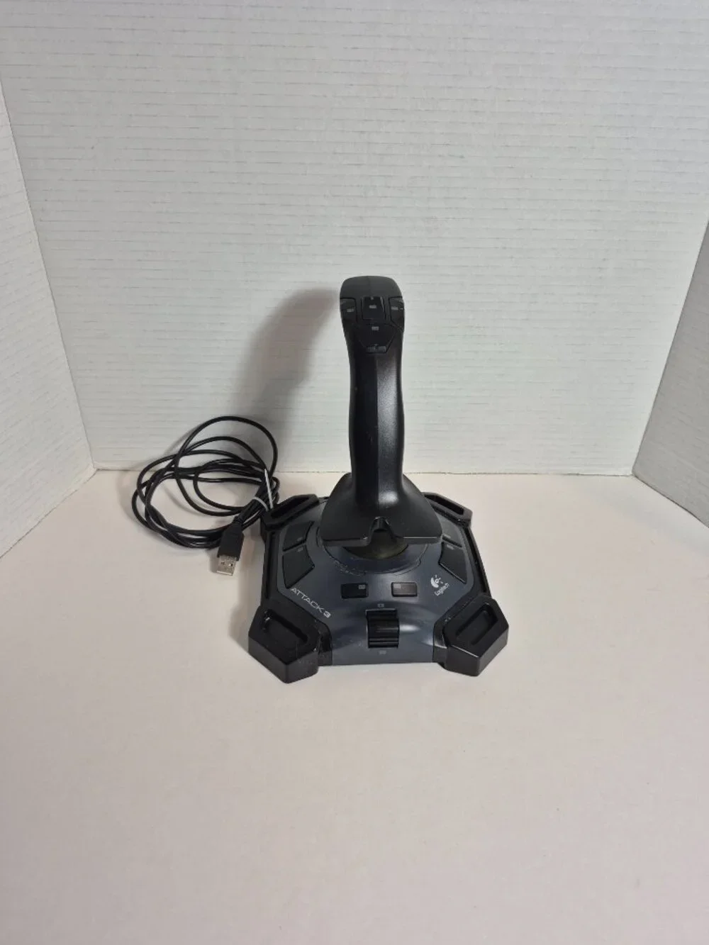 Logitech ATTACK 3 Video Game Flight Joystick Controller USB Wired For PC